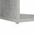 Birou cu Depozitare Gri beton 130 x 50.5 x 75 cm Lemn compozit GartenMobel Dekor