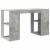 Birou cu Depozitare Gri beton 130 x 50.5 x 75 cm Lemn compozit GartenMobel Dekor