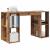 Birou cu Depozitare Lemn vechi 130 x 50.5 x 75 cm Lemn compozit GartenMobel Dekor