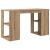 Birou cu Depozitare cu raft stejar artizanal 130 x 50.5 x 75 cm GartenMobel Dekor