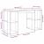Birou cu Depozitare cu raft stejar artizanal 130 x 50.5 x 75 cm GartenMobel Dekor
