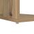Birou cu Depozitare cu raft stejar artizanal 130 x 50.5 x 75 cm GartenMobel Dekor