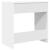 Birou cu raft cu depozitare Alb 77,5 x 43 x 79 cm Lemn compozit GartenMobel Dekor