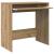 Birou cu raft stejar artizanal 77,5 x 43 x 79 cm Lemn compozit GartenMobel Dekor