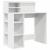 Birou cu Stocare cu raft Alb 90 x 48 x 101.5 cm Lemn compozit GartenMobel Dekor