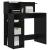 Birou cu Stocare Stejar Negru 90 x 48 x 101.5 cm Lemn compozit GartenMobel Dekor