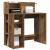 Birou cu Stocare Lemn Vechi 90 x 48 x 101.5 cm Lemn compozit GartenMobel Dekor