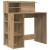 Birou cu Stocare cu raft stejar artizanal 90 x 48 x 101.5 cm GartenMobel Dekor