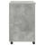 Birou cu Roți Stejar Concret 91 x 50 x 77 cm Lemn compozit GartenMobel Dekor