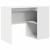 Birou cu raft cu depozitare Alb 102 x 50 x 75 cm Lemn compozit GartenMobel Dekor