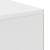 Birou cu raft cu depozitare Alb 102 x 50 x 75 cm Lemn compozit GartenMobel Dekor
