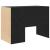 Birou cu raft Stejar negru 102 x 50 x 75 cm Lemn compozit GartenMobel Dekor