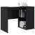 Birou cu raft Stejar negru 102 x 50 x 75 cm Lemn compozit GartenMobel Dekor