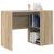 Birou cu raft Stejar sonoma 102 x 50 x 75 cm Lemn compozit GartenMobel Dekor