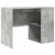 Birou cu raft Gri beton 102 x 50 x 75 cm Lemn compozit GartenMobel Dekor