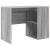 Birou cu raft Gri Sonoma 102 x 50 x 75 cm Lemn compozit GartenMobel Dekor