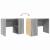 Birou cu raft Gri Sonoma 102 x 50 x 75 cm Lemn compozit GartenMobel Dekor
