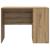 Birou cu raft stejar artizanal 102 x 50 x 75 cm Lemn compozit GartenMobel Dekor