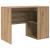 Birou cu raft stejar artizanal 102 x 50 x 75 cm Lemn compozit GartenMobel Dekor