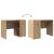 Birou cu raft stejar artizanal 102 x 50 x 75 cm Lemn compozit GartenMobel Dekor