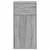 Bufet cu sertar sonoma gri 38 x 34.5 x 75 cm Lemn compozit GartenMobel Dekor