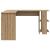 Birou Colțar cu Depozitare stejar artizanal 140 x 113.5 x 75 cm GartenMobel Dekor