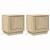 Dulap de noapte cu 2 pcs Stejar sonoma 44 x 34.5 x 45 cm GartenMobel Dekor