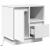 Dulap de noapte cu 2 pcs Alb 50 x 34.5 x 50 cm Lemn compozit GartenMobel Dekor
