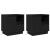 Dulap de noapte cu 2 pcs Negru 50 x 34.5 x 50 cm Lemn compozit GartenMobel Dekor