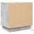 Dulap de noapte 2 pcs Gri beton 50 x 34.5 x 50 cm Lemn compozit GartenMobel Dekor