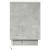 Dulap de noapte 2 pcs Gri beton 50 x 34.5 x 50 cm Lemn compozit GartenMobel Dekor