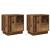 Dulap de noapte cu sertar cu 2 pcs Lemn Vechi 50 x 34.5 x 50 cm GartenMobel Dekor