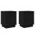 Dulap de noapte cu 2 pcs Negru 39 x 34.5 x 50 cm Lemn compozit GartenMobel Dekor