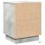Dulap de noapte 2 pcs Gri beton 39 x 34.5 x 50 cm Lemn compozit GartenMobel Dekor