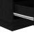 Dulap de noapte cu sertar Negru 39 x 34.5 x 65 cm Lemn compozit GartenMobel Dekor