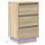 Dulap de noapte Stejar sonoma 39 x 34.5 x 65 cm Lemn compozit GartenMobel Dekor