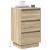 Dulap de noapte Stejar sonoma 39 x 34.5 x 65 cm Lemn compozit GartenMobel Dekor