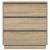 Dulap de noapte Stejar sonoma 71 x 34.5 x 75 cm Lemn compozit GartenMobel Dekor