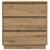 Dulap de noapte cu sertar cu stejar artizanal 71 x 34.5 x 75 cm GartenMobel Dekor