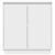 Bufet cu raft cu depozitare Alb 71 x 34.5 x 75 cm Lemn compozit GartenMobel Dekor