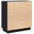 Bufet cu raft Stejar Negru 71 x 34.5 x 75 cm Lemn compozit GartenMobel Dekor