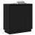 Bufet cu raft Stejar Negru 71 x 34.5 x 75 cm Lemn compozit GartenMobel Dekor