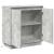 Bufet cu raft Gri din beton 71 x 34.5 x 75 cm Lemn compozit GartenMobel Dekor
