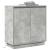 Bufet cu raft Gri din beton 71 x 34.5 x 75 cm Lemn compozit GartenMobel Dekor