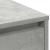 Bufet cu raft Gri din beton 71 x 34.5 x 75 cm Lemn compozit GartenMobel Dekor