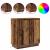 Bufet cu raft cu ușă Lemn Vechi 71 x 34.5 x 75 cm Lemn compozit GartenMobel Dekor