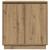 Bufet cu raft Stejar Artizanal 71 x 34.5 x 75 cm Lemn compozit GartenMobel Dekor