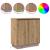 Bufet cu raft Stejar Artizanal 71 x 34.5 x 75 cm Lemn compozit GartenMobel Dekor