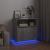 Bufet cu LED sonoma gri 71 x 34.5 x 75 cm Lemn compozit GartenMobel Dekor