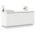 Cabinet TV cu LED Alb 100 x 38 x 49 cm Lemn compozit GartenMobel Dekor